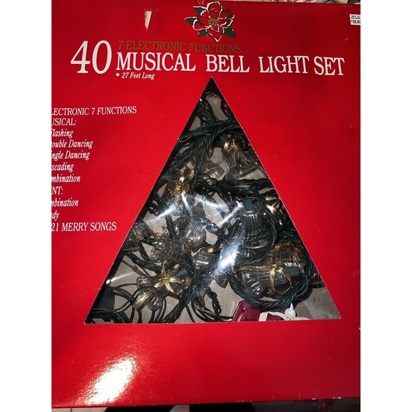 Holiday Time Holiday Holiday Time Christmas Musical Bell Light Set